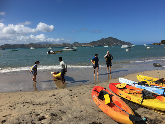 ocean front condo rentals Nevis